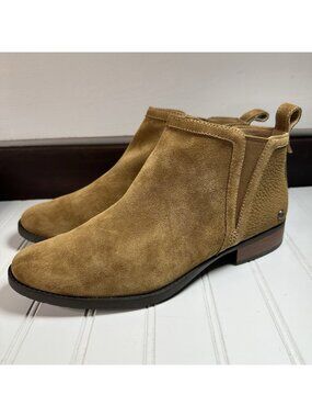 Ugg McClaire Booties Women's US 10 Suede Chestnut Brown Boho Ankle Boots